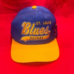 Blue and Yellow St. Louis Blues Hockey Cap